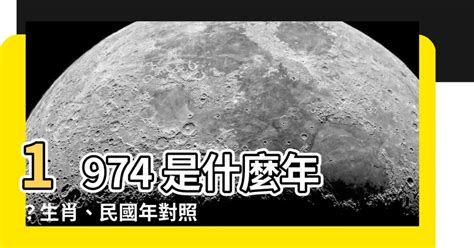 74年次 生肖|1974年出生是什麼年